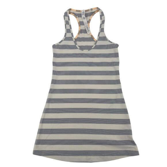 Lululemon Women’s Striped Racer Back Top Tank Size 2 - Picture 1 of 8